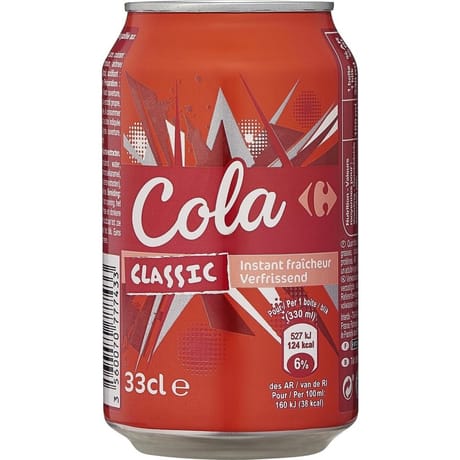 Carrefour classic' cola 33cl