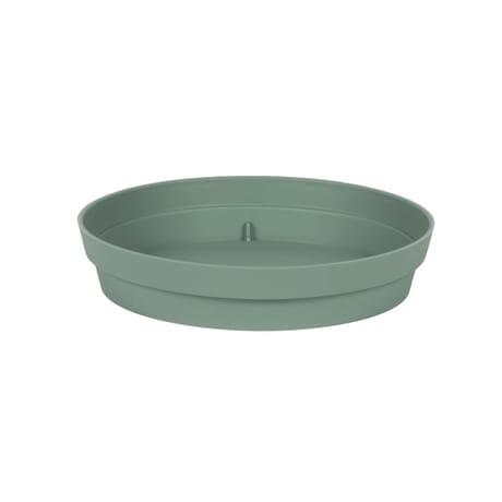 Soucoupe toscane diam 18.5 cm - vert laurier