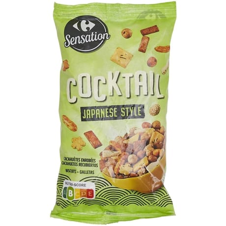 Carrefour sensation mélange apéritif cocktail Japanese style 150g