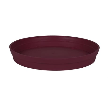 Soucoupe toscane diam 34.5 cm - bourgogne