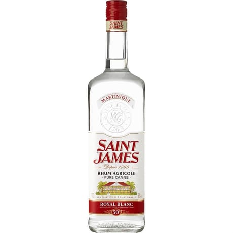 Rhum Saint James blanc 1L 50% vol