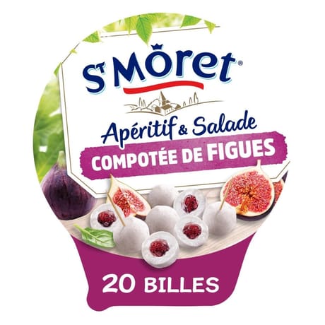 Saint morêt apéritif et salades billes figues 100g