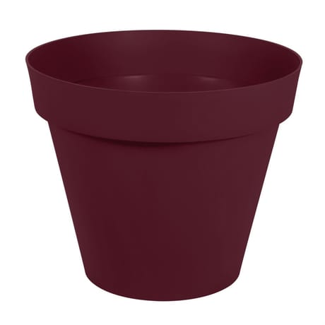 Pot toscane diam 80cm 170l - rouge bourgogne
