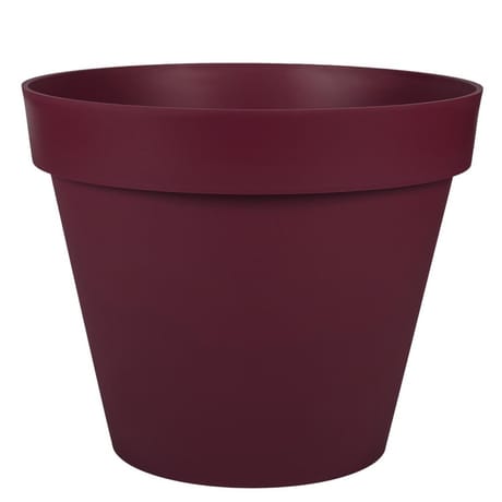 Pot toscane diam. 48cm 43l - rouge bourgogne
