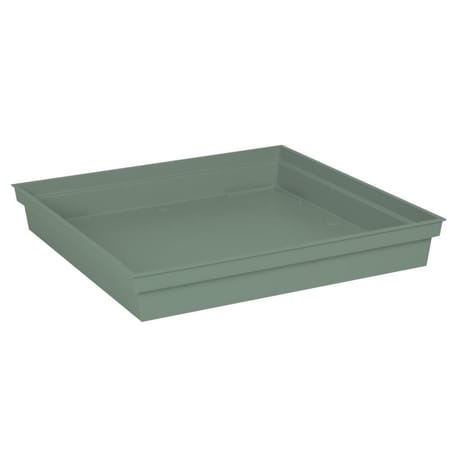 Soucoupe carree toscane 40 cm - vert laurier