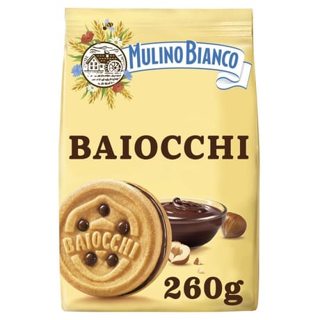 Mulino bianco baiocchi nocciola 260g