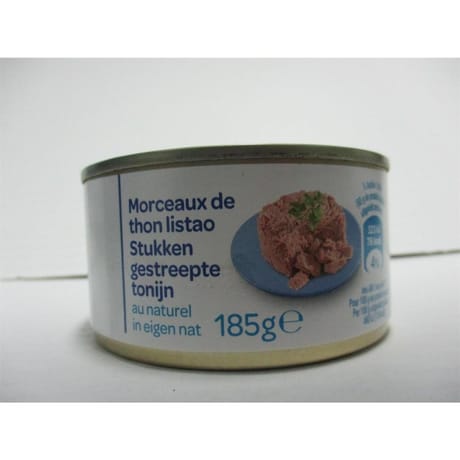 Morceaux de thon listao naturel 1/4 170g