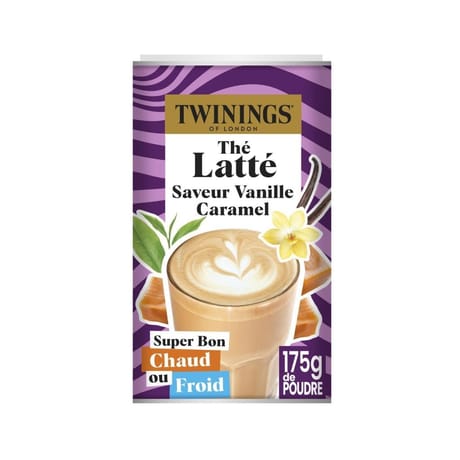 Twinings thé noir latte vanille caramel 175g