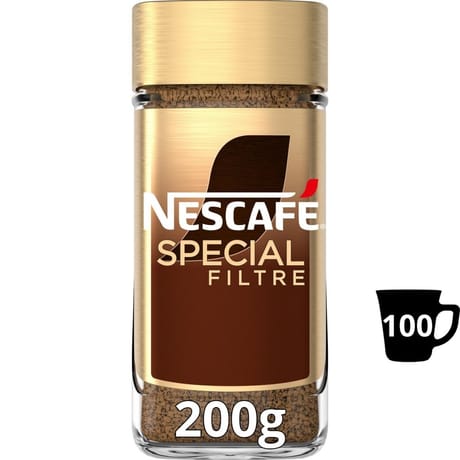 Nescafé Spécial Filtre - Café soluble riche et subtil - 200g