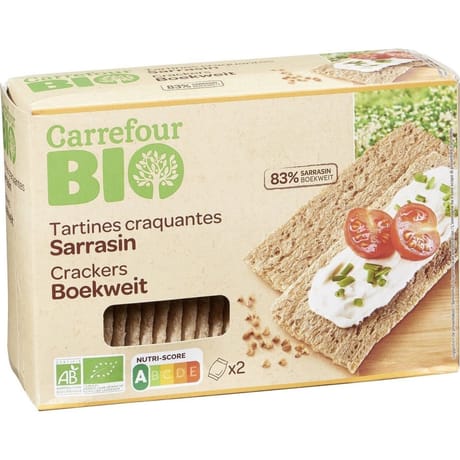 Carrefour bio tartines sarrasin bio 150g