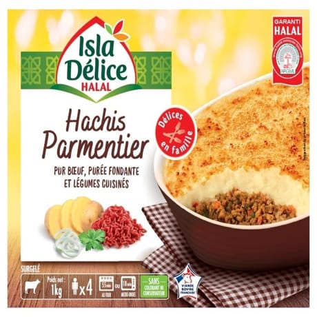Isla Délice hachis parmentier vbf halal 1kg