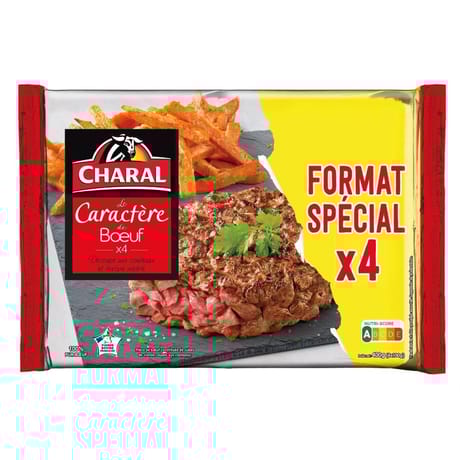 Le caractère de boeuf x4 400g Charal