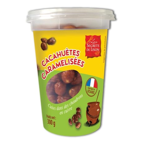 Les secrets de lison cacahuètes caramelisées -300g