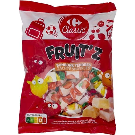 Carrefour classic' bonbons goût fruits - 500g