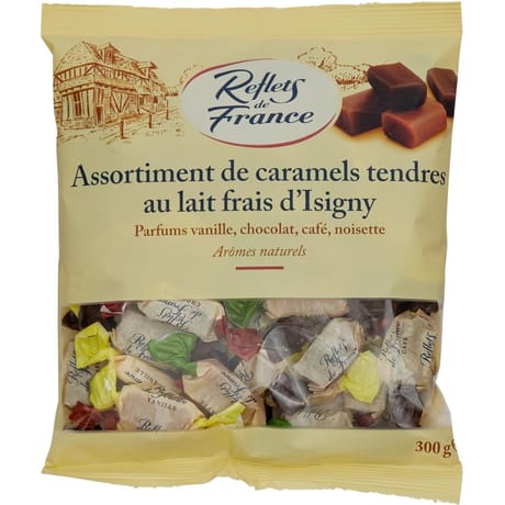 Reflets de france bonbons assortiment de caramels - 300g