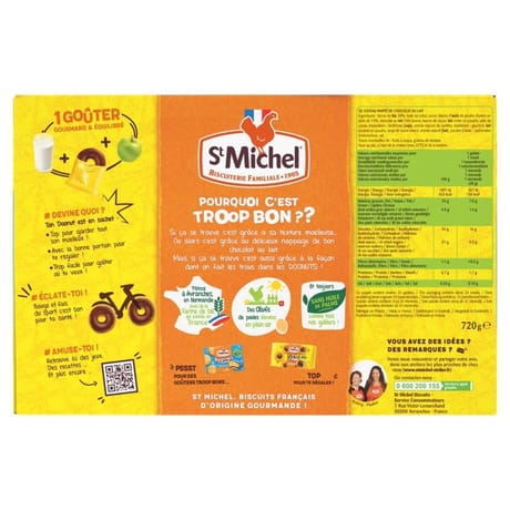 St michel doonuts nappés au chocolat 360g