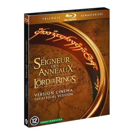 Coffret blu ray  trilogie le seigneur des anneaux - versions cinema