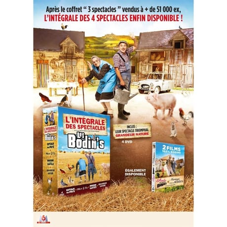 Coffret dvd les bodin's -  4 spectacles
