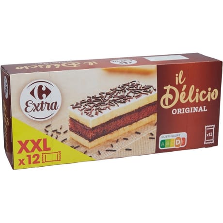 Carrefour extra gâteau il délicio original 364g