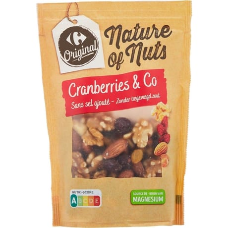 Carrefour original cranberries & co 180g
