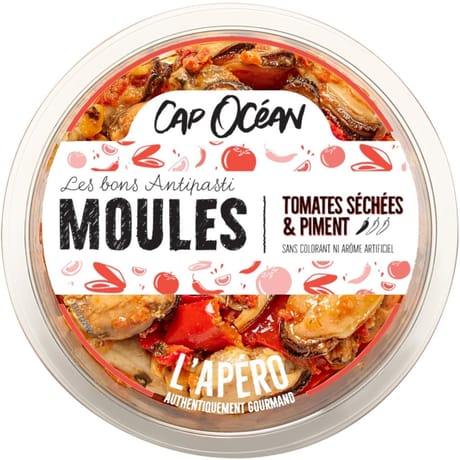 Cap Océan moules tomates séchées et piment 120g