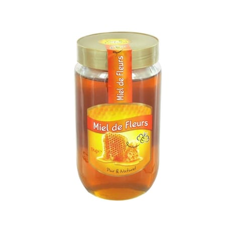 Miel fleur pot verre 1kg