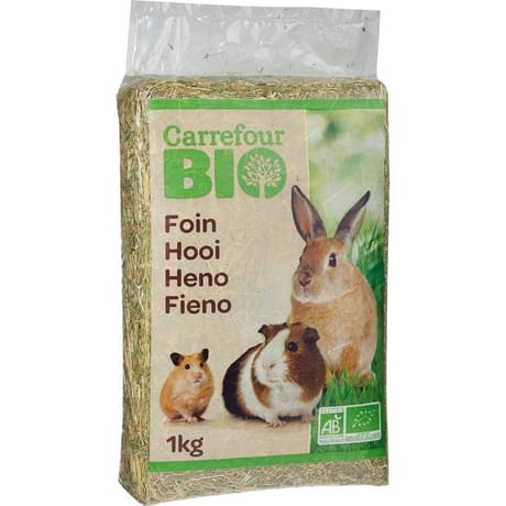 Carrefour bio foin bio 1 kg