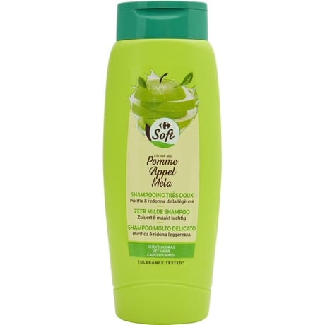 Carrefour soft shampoing très doux à la pomme 500ml