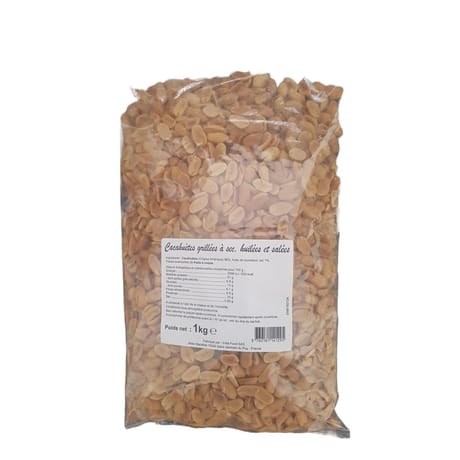 Cacahuètes grillées salées 1kg