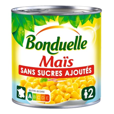 Bonduelle maïs sweet grains 1/2 285g