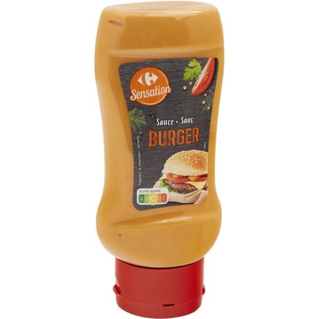 Carrefour sensation sauce burger 350g