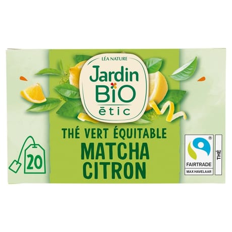 Jardin bio étic thé vert citron bio 30g