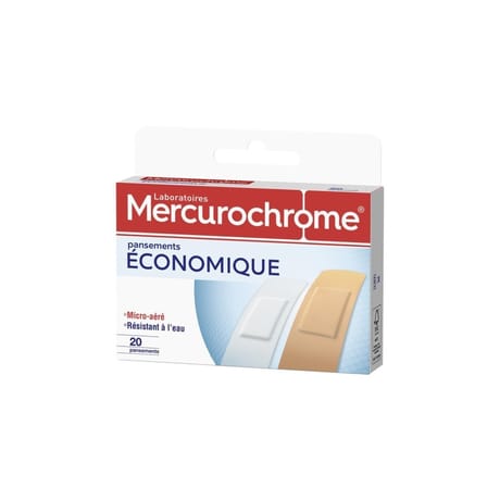 Mercurochrome pansement économique x20