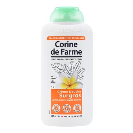 Corine de farme douche soin nourrissante au monoï de tahiti 500ml