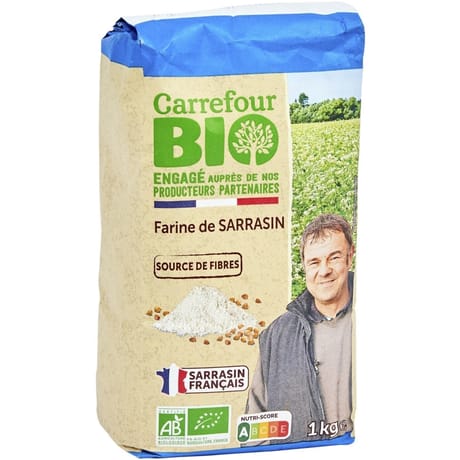 Carrefour bio farine de sarrasin bio 1kg