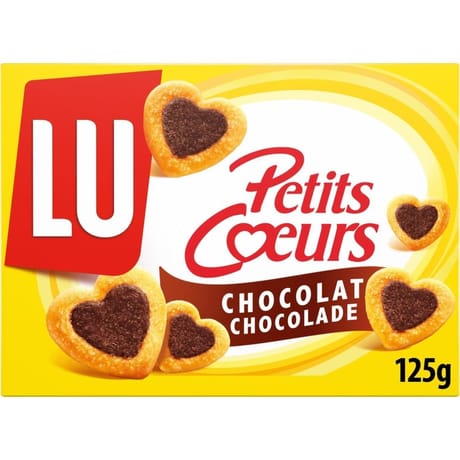Lu petits coeurs chocolat 125g