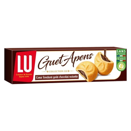 Lu guet apens coeur fondant goût chocolat noisette 105g