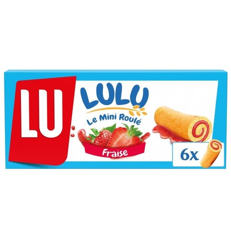 Lu miniroulés à la pulpe de fraise 150g