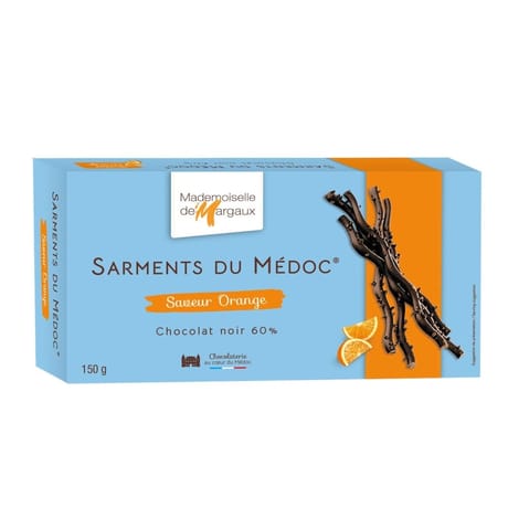 Etui sarment noir orange 150g mademoiselle de Margaux