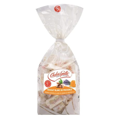 Sac nougat blanc de Provence au miel de lavande igp 190g