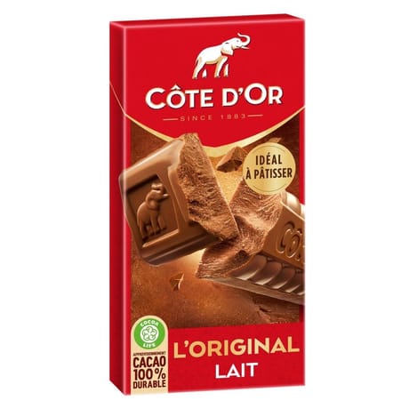 Côte d'or tablette de chocolat lait 200g