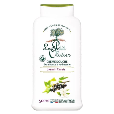 Le petit olivier crème douche jasmin cassis 500ml