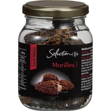 Carrefour sélection morilles séchées 20g