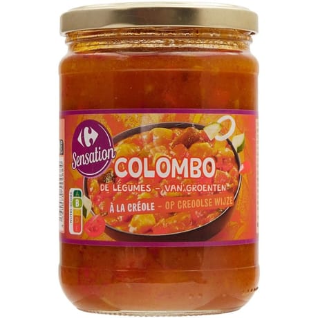 Carrefour Sensation Colombo de légumes à la créole - 530g