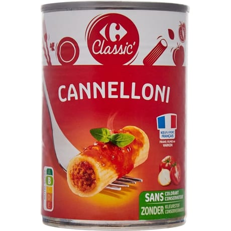Carrefour classic' cannelloni 400g