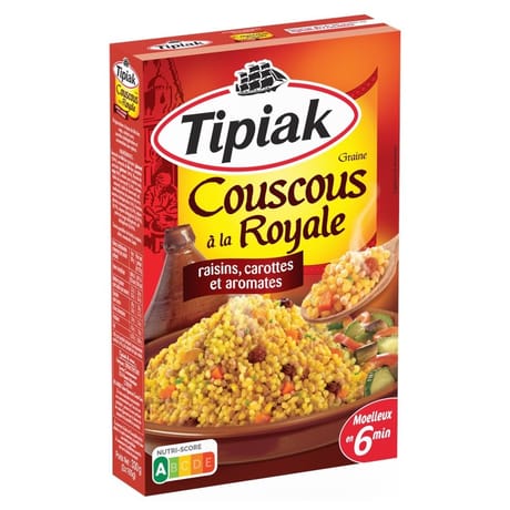 Tipiak poelée royale couscous et kégumes secs 300g (2x165)