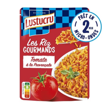 Lustucru doypack les riz gourmands tomates à la provençale 220g