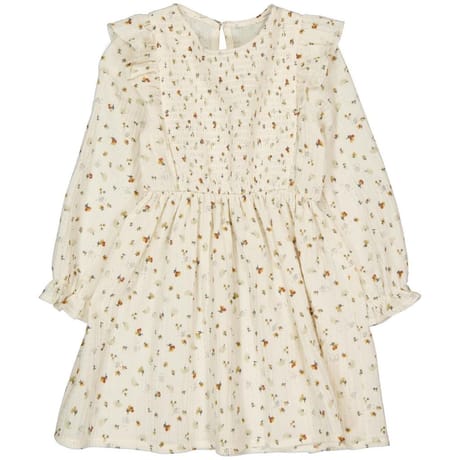 Robe manches longues fille ECRU 3 ANS