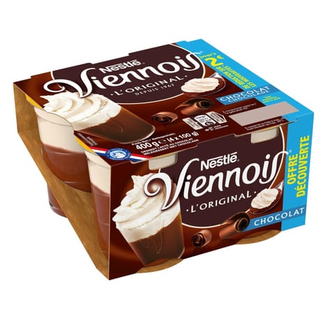 Le viennois chocolat 4x100g offre découverte