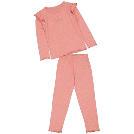 Pyjama long manches longues jersey fille ROSE AOP 12 ANS